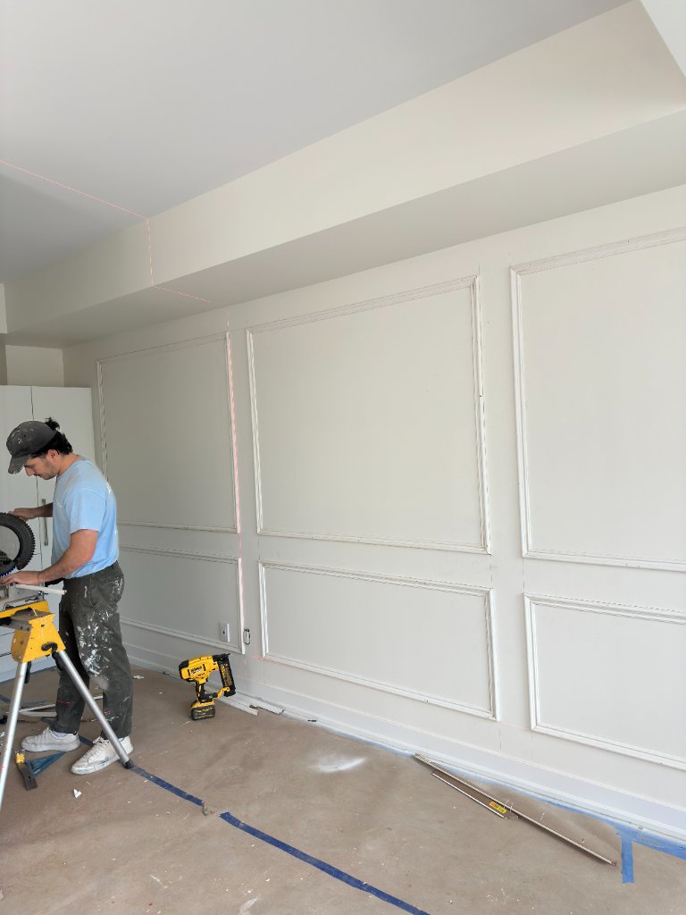 Painting project in Vaughan home